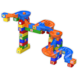 Brinquedo Para Montar Rampa Divertida 64pcs+30adesiv-119693-13691