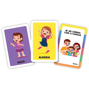 Jogo De Cartas Educa Emocoes 34 Cartas-119688-31169