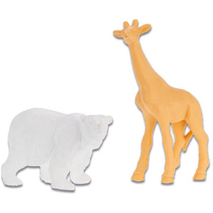 Boneco E Personagem Urso E Girafa C/canetinha Lava-123453-91046