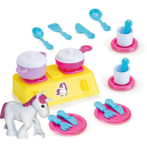 Brincando De Casinha Unicornio Magico Kit Cozinha-119729-34015