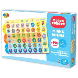 Brinquedo Educativo Minha Rotina 190 Pcs-119704-59556