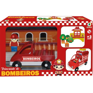 Brinquedo Para Montar Brincando De Bombeiros-119715-20921