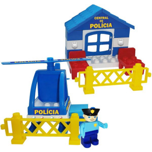 Brinquedo Para Montar Brincando De Policia