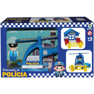 Brinquedo Para Montar Brincando De Policia-119716-80077