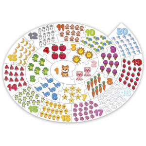 Brinquedo Pedagogico Aprendendo A Contar De 1 Ao 20-119691-33918