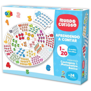 Brinquedo Pedagogico Aprendendo A Contar De 1 Ao 20