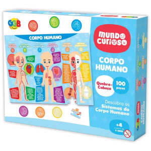 Brinquedo Pedagogico Corpo Humano 100 Pcs-119698-90459