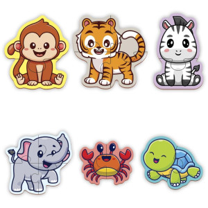 Brinquedo Pedagogico Monta Bichinhos 28 Pcs-119705-28765