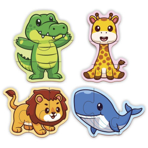 Brinquedo Pedagogico Monta Bichinhos 28 Pcs-119705-99620