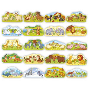 Brinquedo Pedagogico Papai, Mamae E Bebe 40 Pcs-119707-74969