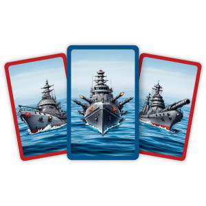 Jogo De Cartas Batalha Naval 72 Cartas-119684-90948