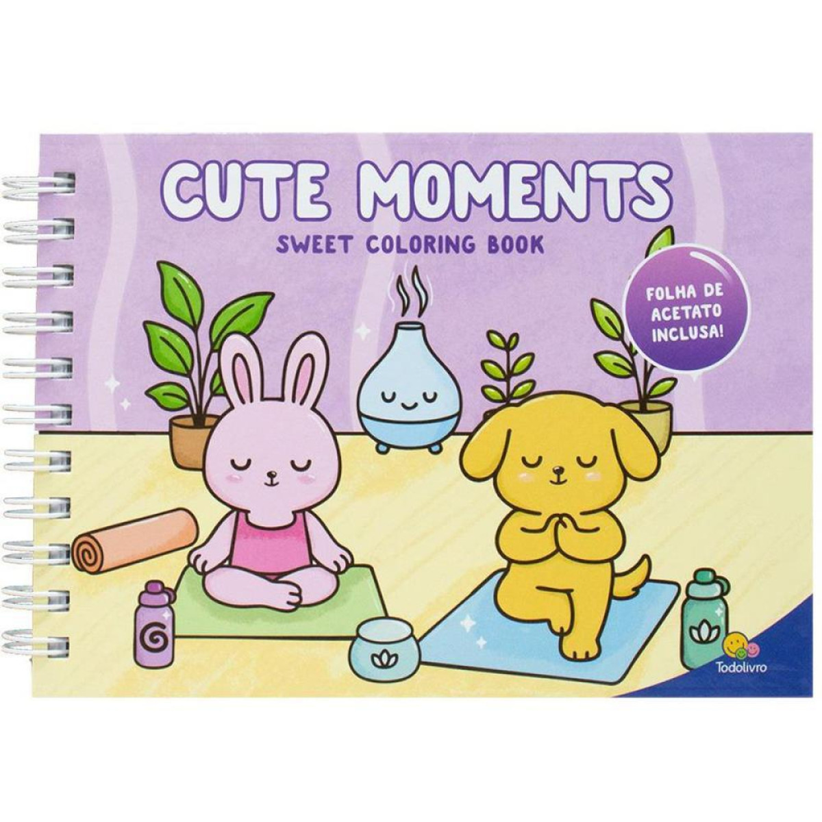 Livro De Colorir Cute Moments Cd. 21x15 98pg-122775-68645