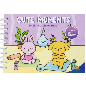 Livro De Colorir Cute Moments Cd. 21x15 98pg