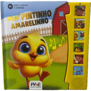 Livro Sonoro Meu Pintinho Amare.19x19,5 12p