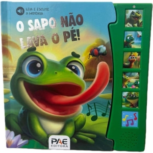 Livro Sonoro O Sapo Nao Lava Pe 19x19,5 12p-122780-58690