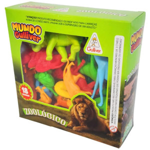 Miniatura Colecionavel Zoologico C/18figuras E Cercas-123456-11562