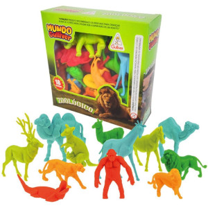 Miniatura Colecionavel Zoologico C/18figuras E Cercas-123456-75133