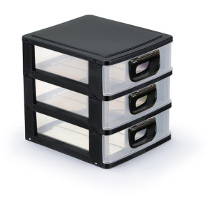 Organizador Porta Tudo 15x13x14c 3 Gavetas-119735-27483