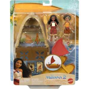 Boneca Disney Moana Mini Playset Moana E Ami-121268-40980