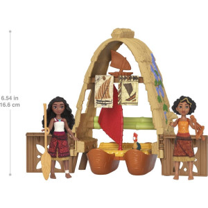 Boneca Disney Moana Mini Playset Moana E Ami-121268-47195