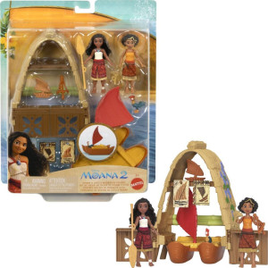 Boneca Disney Moana Mini Playset Moana E Ami-121268-52324