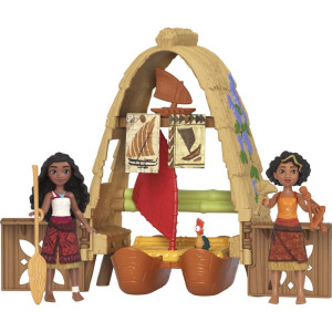 Boneca Disney Moana Mini Playset Moana E Ami-121268-93586