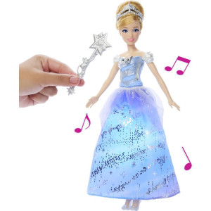 Boneca Disney Princesa Cinderela Vest.c/luze-121253-24703