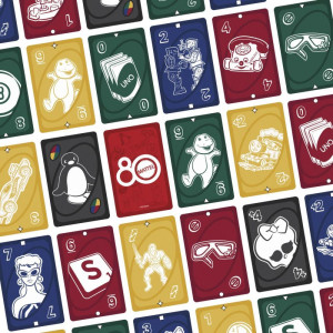 Jogo De Cartas Uno 80th Mattel-121304-14115