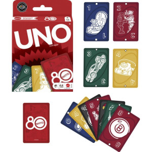 Jogo De Cartas Uno 80th Mattel