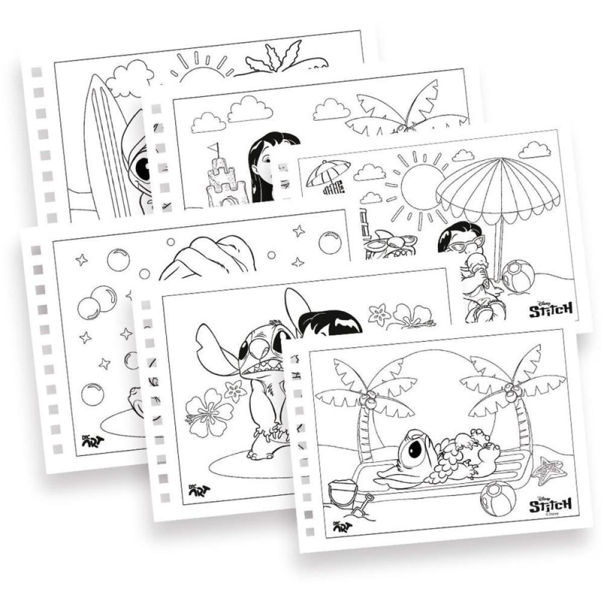 Livro De Colorir Stitch 48f. C/adesivos 180g-123487-16402