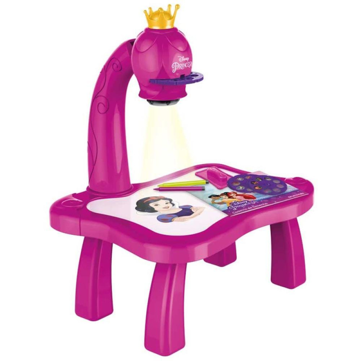 Brinquedo Para Colorir Mesa Projetora Princesas Disne-119259-29889
