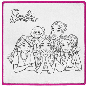Brinquedo Para Colorir Tapete Mágico Acqua Barbie-119266-33468
