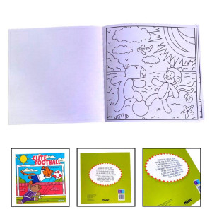 Livro De Colorir Comfy E Cozy Futebol 48pgs