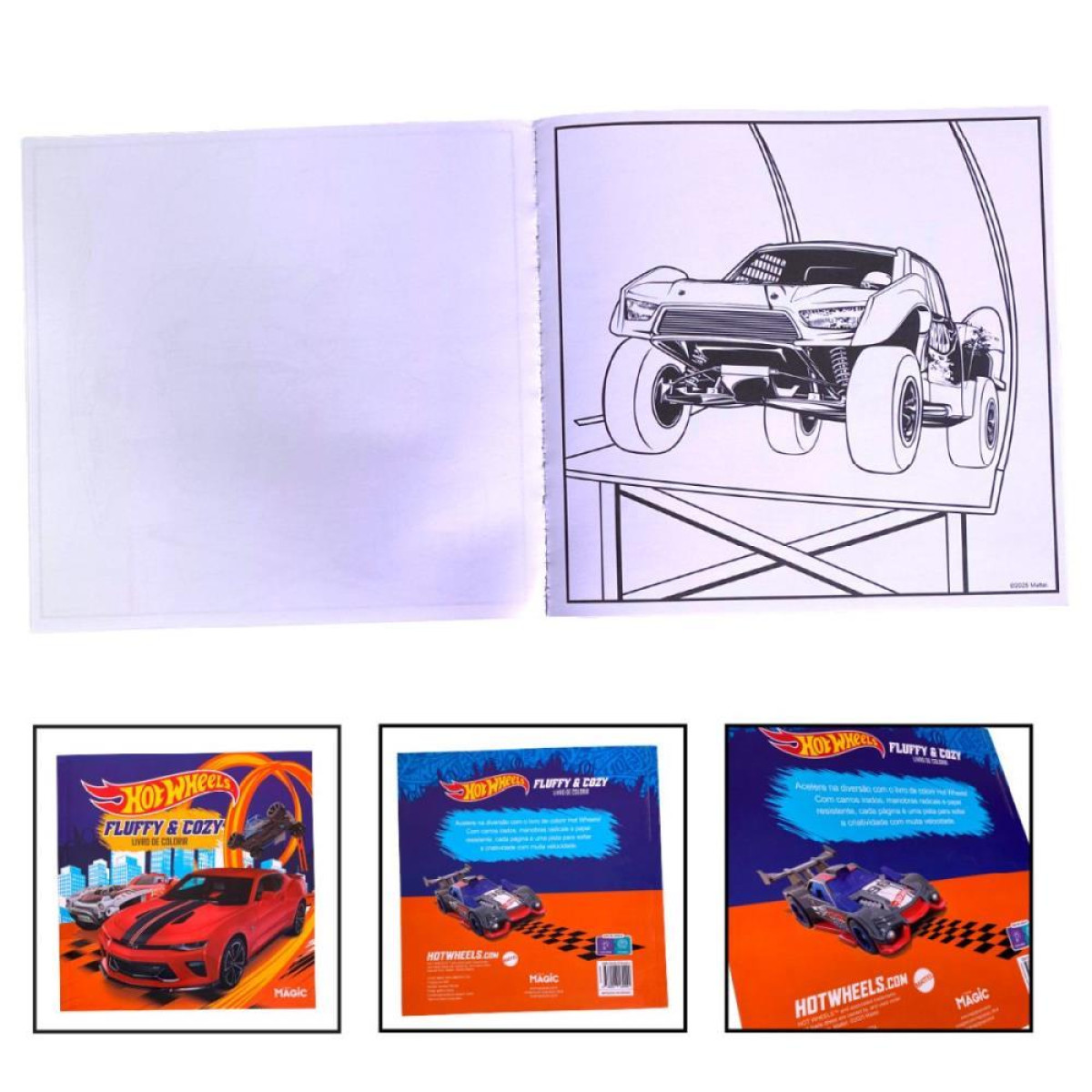 Livro De Colorir Comfy E Cozy Hot Wheels 96pgs-123331-87375
