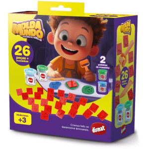 Massa Para Modelar Criativa Masinha E Carimbo Molda Mundo