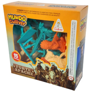 Miniatura Colecionavel Forte Apache Acampame.15indios-123493-80565