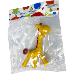 Brinquedo Diverso Girafinha De Silicone Amarelo-123615-16428