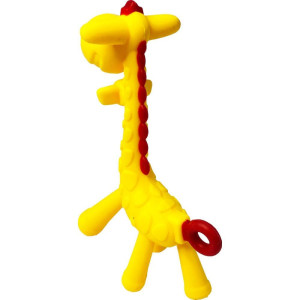 Brinquedo Diverso Girafinha De Silicone Amarelo-123615-38414