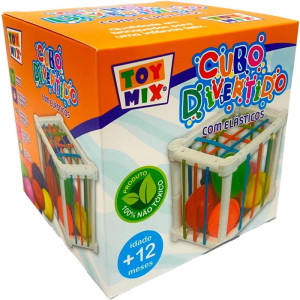 Brinquedo Educativo Cubo Divertido C/elastico Sort-123655-96023