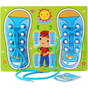 Brinquedo Educativo Sapato Laco E Cadarco Mdf-123649-69335