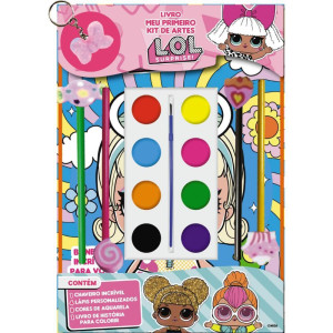 Livro Aquarela Lol Surprise Kit Artes