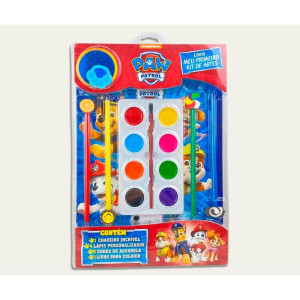 Livro Aquarela Patrulha Canina Kit Artes-123281-97512