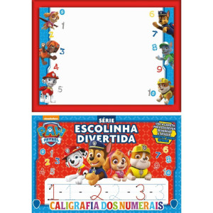 Livro Brinquedo Ilustrado Patrulha Canina Escolinha Nume