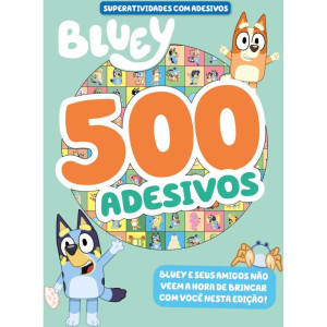 Livro Com Adesivos 500 Adesivos Superlivro Bluey-123272-39888
