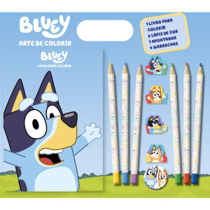 Livro De Colorir Arte De Colorir Bluey