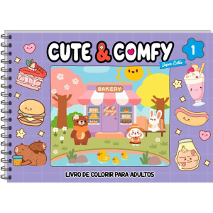 Livro De Colorir Cute E Comfy P/adulto Ed 01-123295-83027