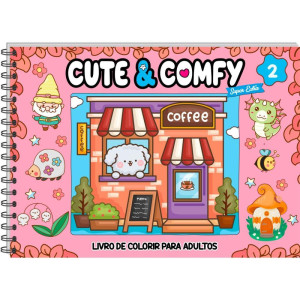 Livro De Colorir Cute E Comfy P/adulto Ed 02