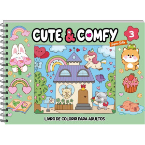 Livro De Colorir Cute E Comfy P/adulto Ed 03-123297-69177