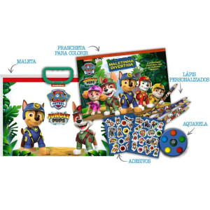 Maleta Para Pintura Patrulha Canina Maletinha Dive