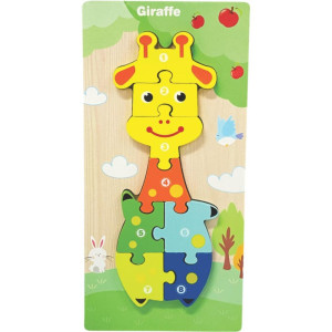 Quebra-cabeca Madeira Girrafa-123636-30404